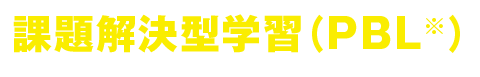 課題解決型学習（PBL※）